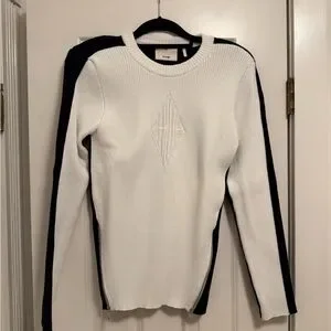 Chloé x Fusalp pullover knit Chloé Chloé x Fusalp Ribbed Quarter-Zip Sweater on SALE